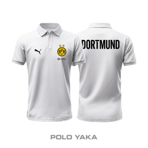 Dortmund: Club Culture Series - White Edition Polo Yaka