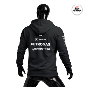 Petronas F1 Team: W17 Merch Edition - Black 2026 Fermuarlı Hoodie