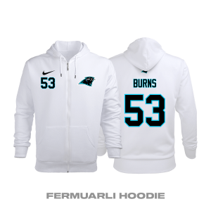 Carolina Panthers: Road Edition 2020/2021 Fermuarlı Kapüşonlu Hoodie