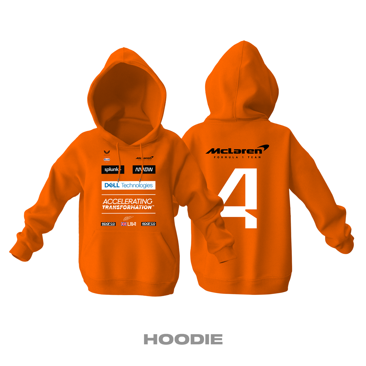 McLaren F1 Team: Orange Edition 2022 Kapüşonlu Hoodie XL
