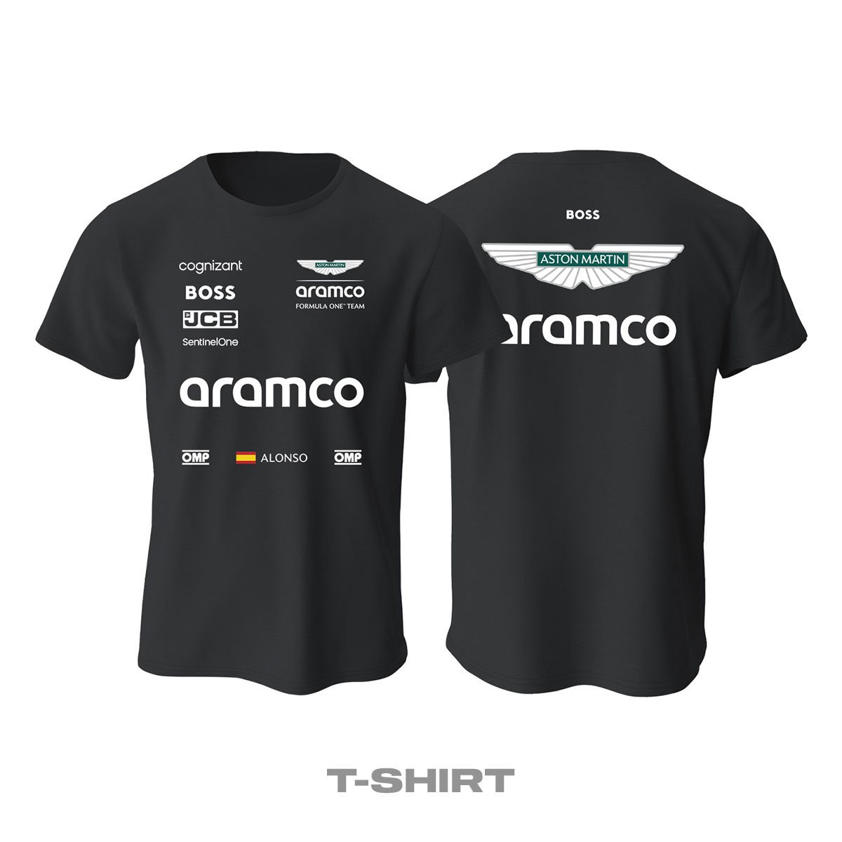 Aston Martin F1 Team: AMR24 - Black Edition Tişört