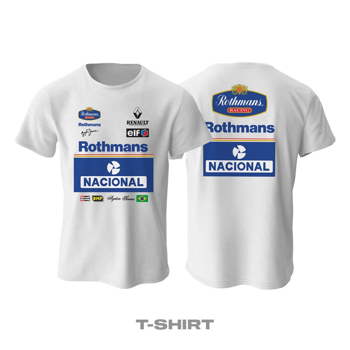Ayrton Senna: 1994 Williams Rothmans - White Edition Tişört