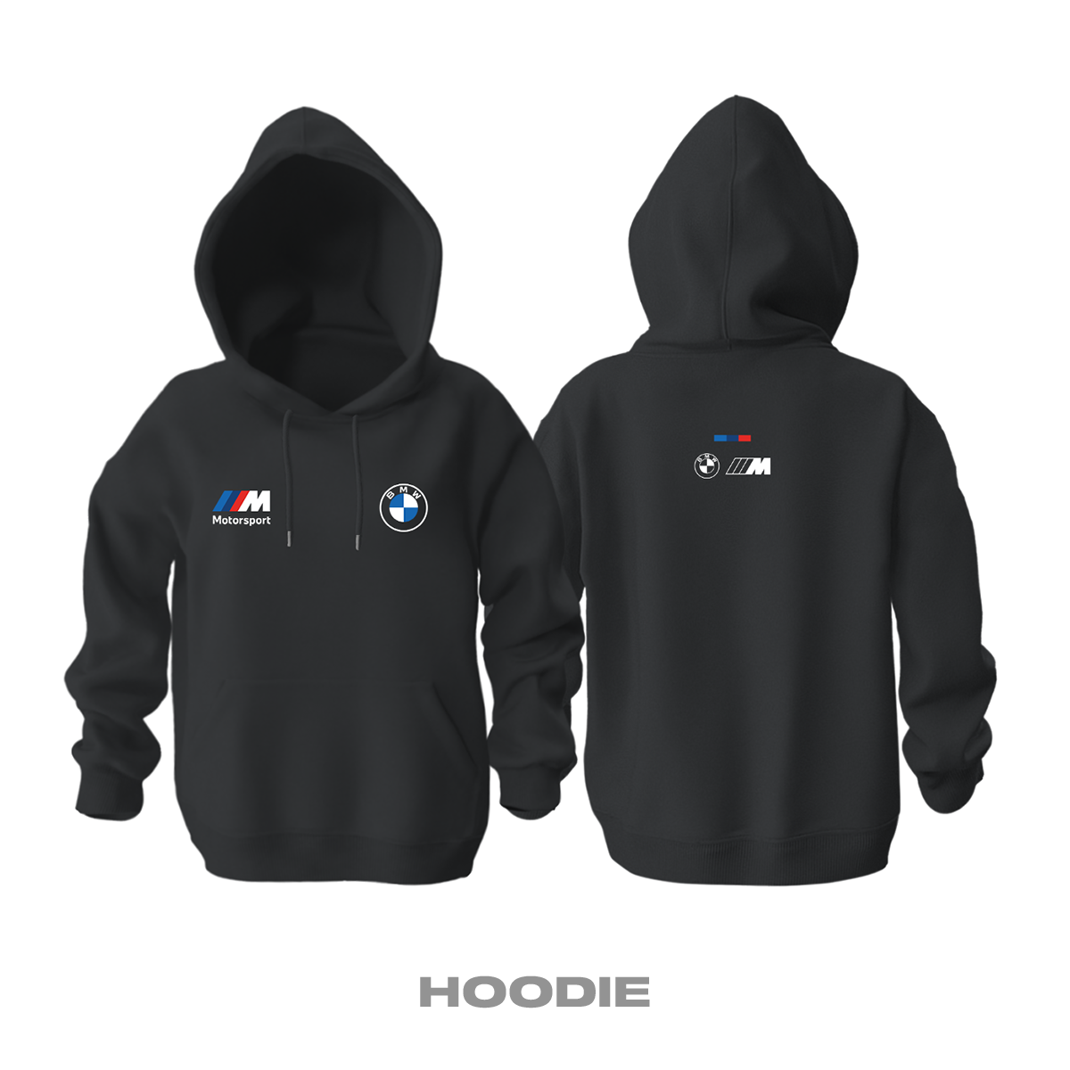 Bmw: M Motosport Black Edition 2023 Kapüşonlu Hoodie