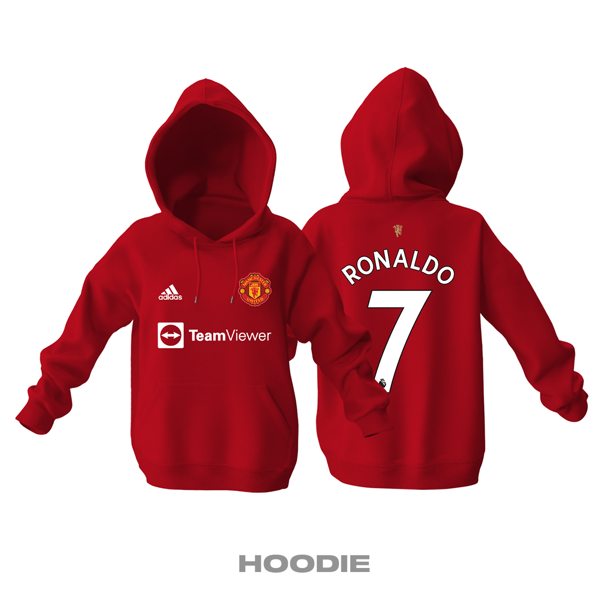 Manchester United: Home PL Edition 2021/2022 Kapüşonlu Hoodie M