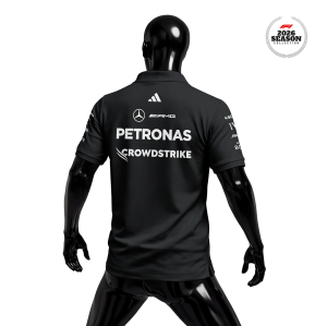 Petronas F1 Team: W17 Merch Edition - Black 2026 Polo Yaka