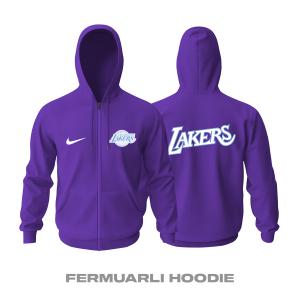 Los Angeles Lakers: City Edition 2K22 Fermuarlı Kapüşonlu Hoodie