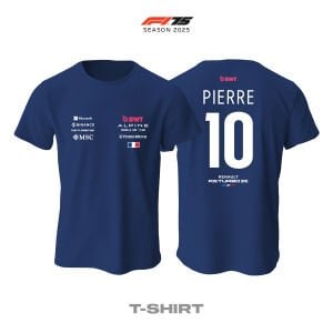Alpine F1 Team: A525 - Navy Crew Edition 2025 Tişört