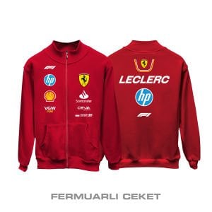 Scuderia Ferrari: SF-24 Edition - HP Update Fermuarlı Ceket