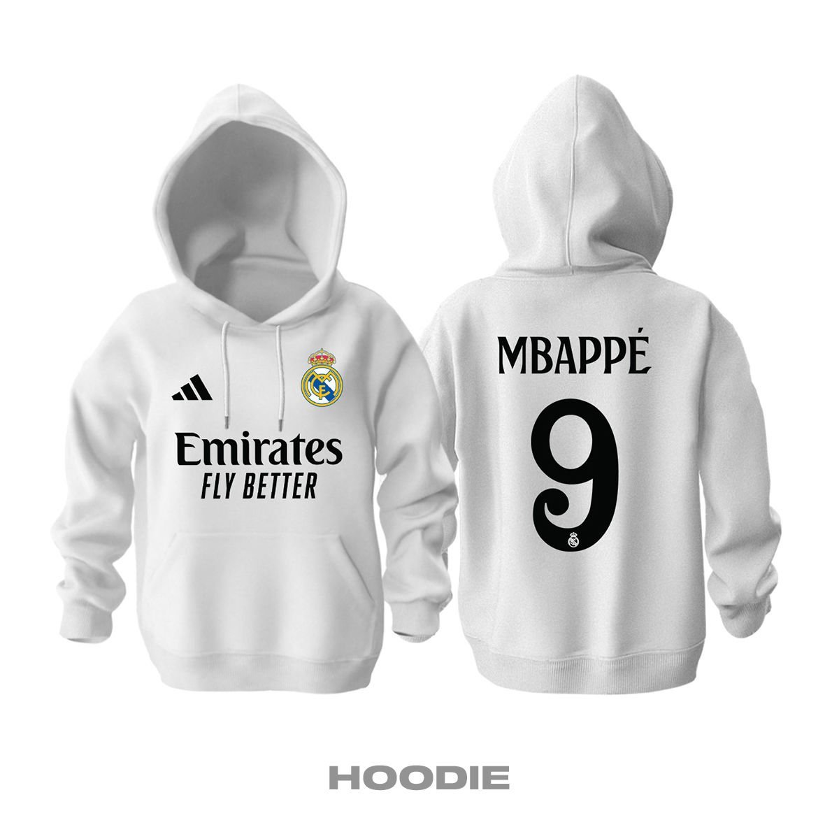 Real Madrid: Home 2024/2025 Kapüşonlu Hoodie