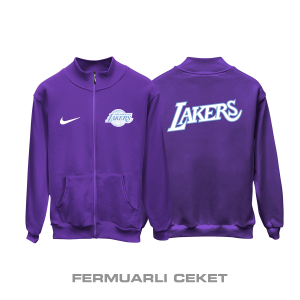 Los Angeles Lakers: City Edition 2K22 Fermuarlı Ceket