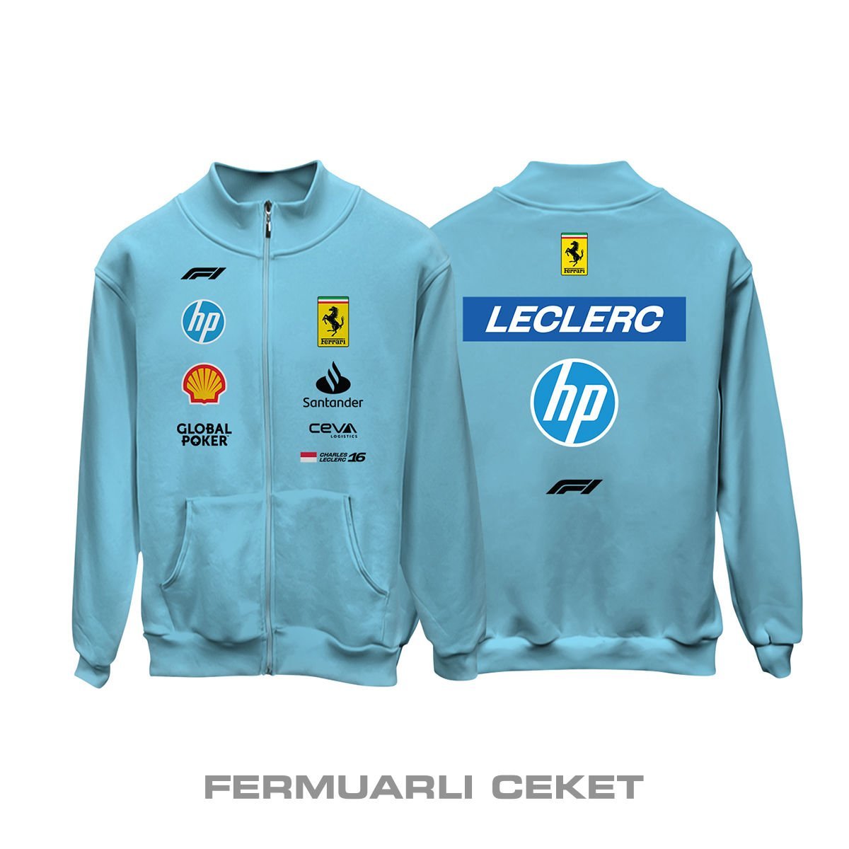 Scuderia Ferrari: Miami GP Edition 2024 Fermuarlı Ceket