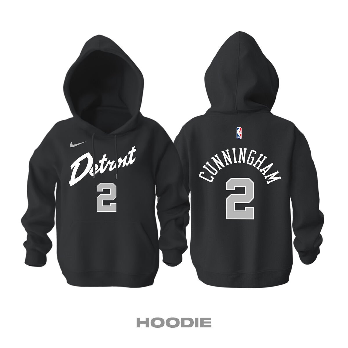 Detroit Pistons: City Edition 2023/2024 Kapüşonlu Hoodie