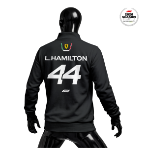 Scuderia Ferrari: SF-26 Black Crew Edition 2026 Fermuarlı Ceket