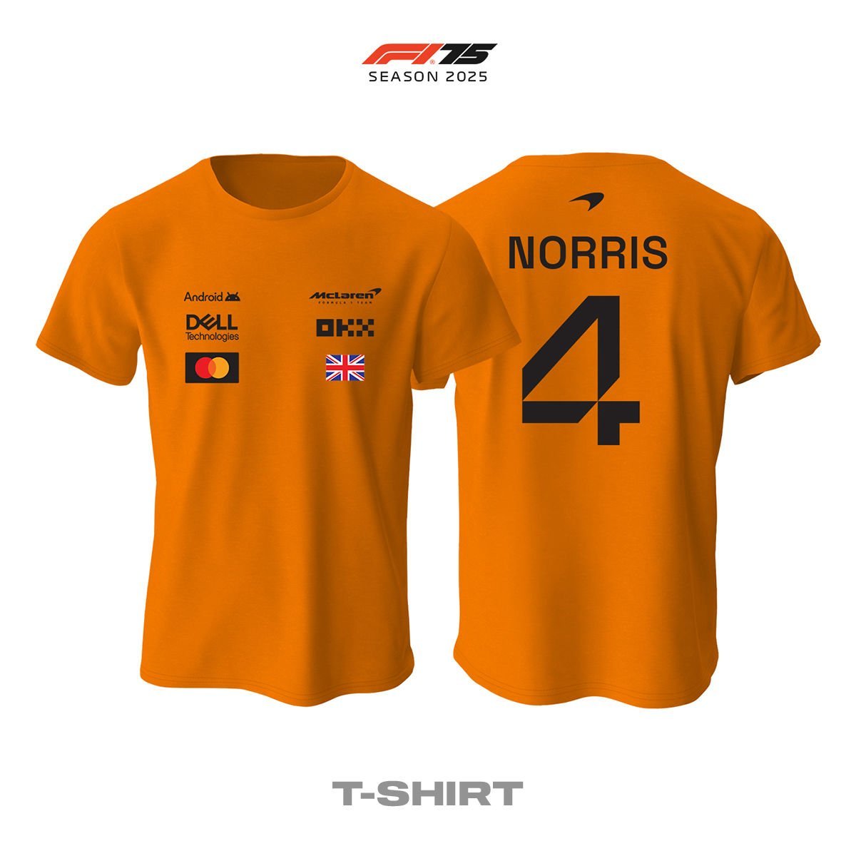 McLaren F1 Team: MCL39 Orange Crew Edition 2025 Tişört