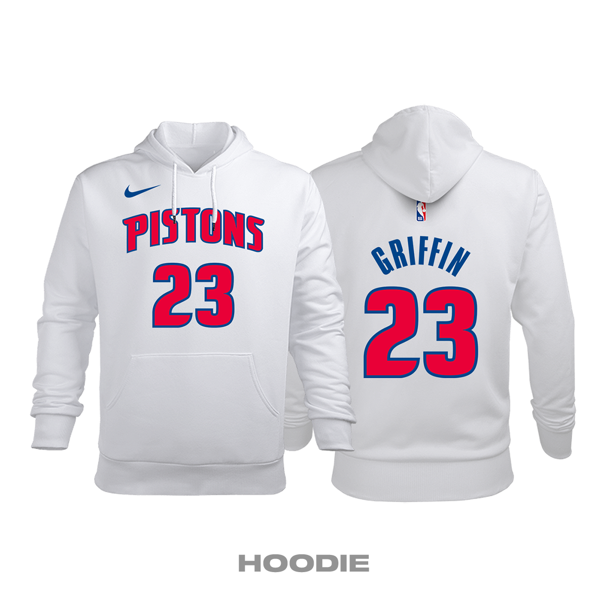 Detroit Pistons: Association Edition 2018/2019 Kapüşonlu Hoodie XL