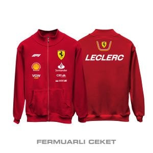 Scuderia Ferrari: SF-24 Edition Fermuarlı Ceket