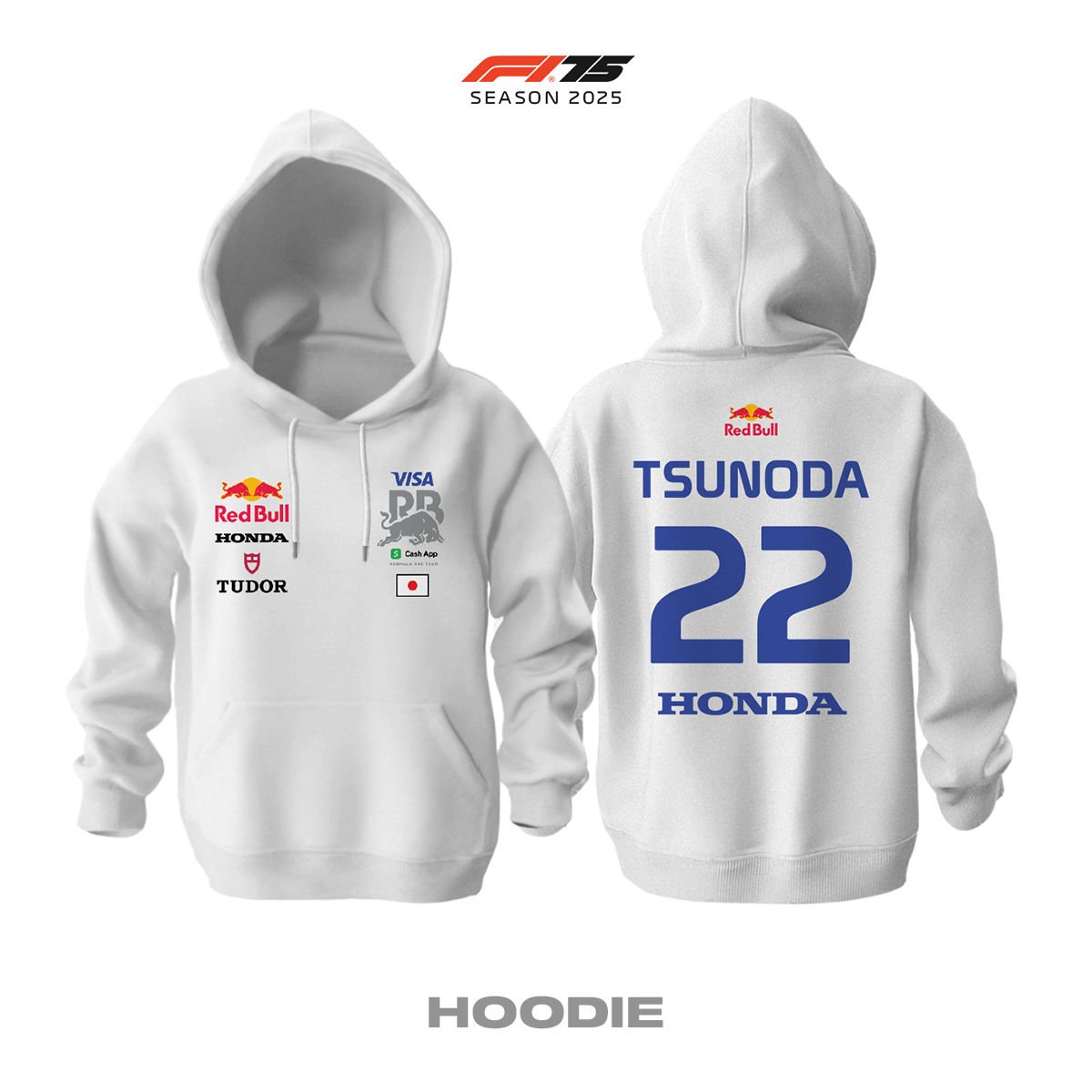 Visa Cash App RB - VCARB 02 Crew Edition 2025 Kapüşonlu Hoodie