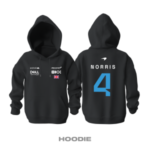 McLaren F1 Team: Black Crew Edition 2023 Kapüşonlu Hoodie