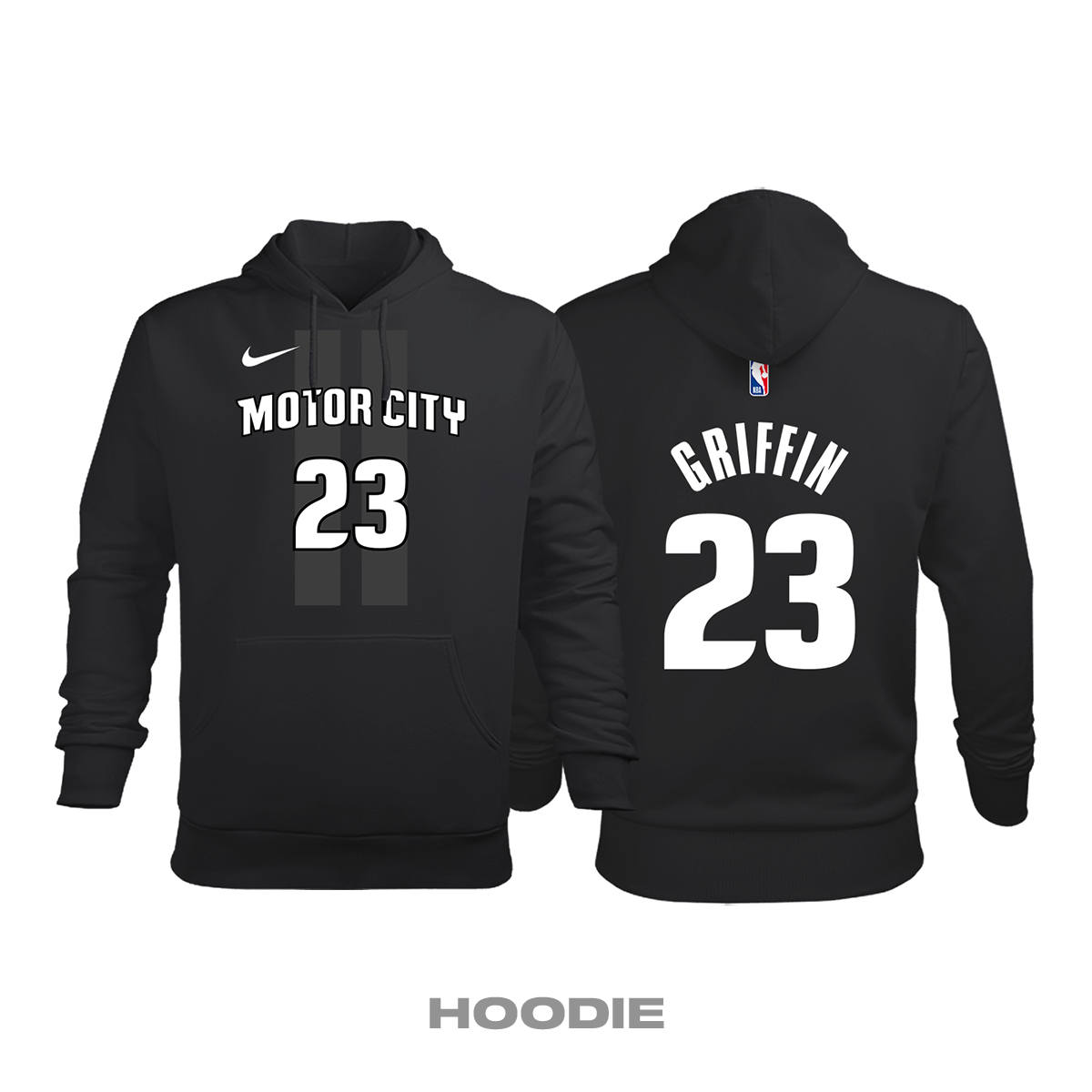 Detroit Pistons: City Edition 2018/2019 Kapüşonlu Hoodie L