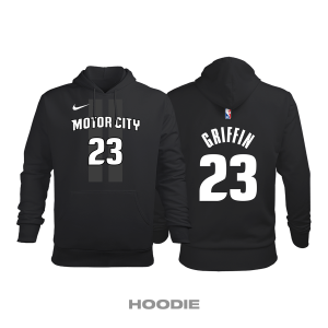 Detroit Pistons: City Edition 2018/2019 Kapüşonlu Hoodie L