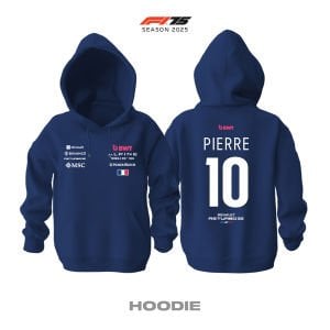 Alpine F1 Team: A525 - Navy Crew Edition 2025 Kapüşonlu Hoodie