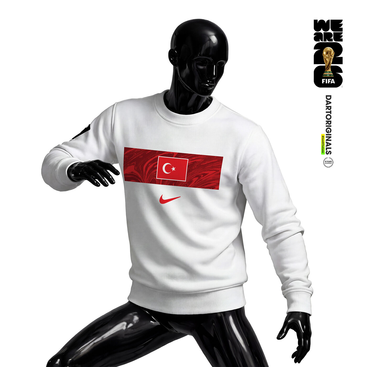Türkiye: White Edition - FIFA World Cup™ 2026 Sweatshirt