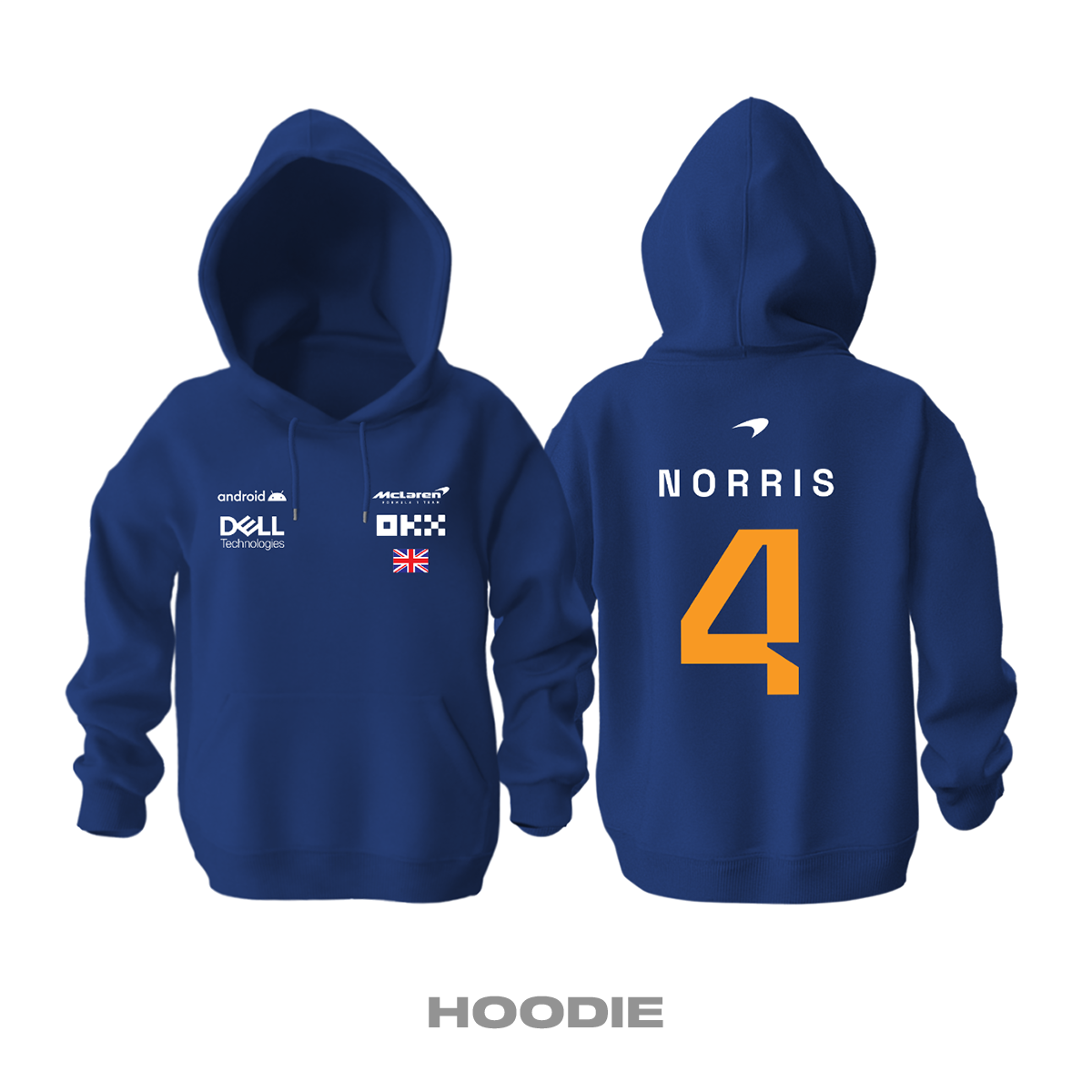 McLaren F1 Team: Navy Crew Edition 2023 Kapüşonlu Hoodie