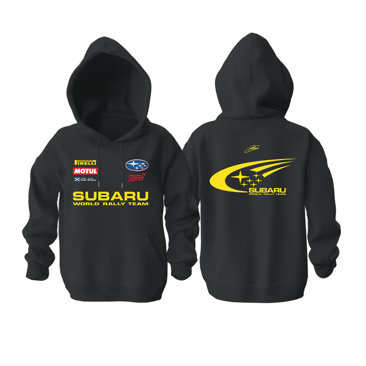 Subaru: WRC Black Edition 2023 Kapüşonlu Hoodie