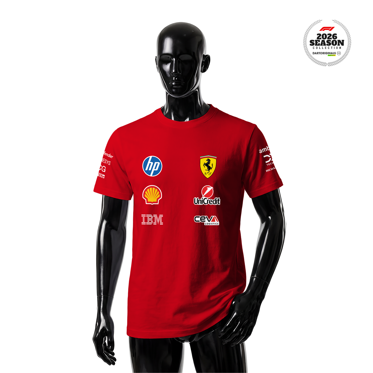 Scuderia Ferrari: SF-26 Merch Edition - Red 2026 Tişört