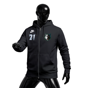 Minnesota Timberwolves: Classic Edition 2025/2026 Fermuarlı Kapüşonlu Hoodie