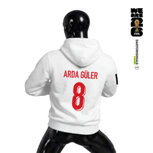 Türkiye: White Edition - FIFA World Cup™ 2026 Kapüşonlu Hoodie