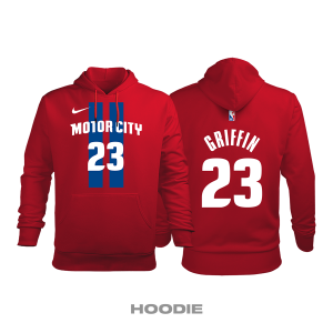 Detroit Pistons: City Edition 2019/2020 Kapüşonlu Hoodie 5XL