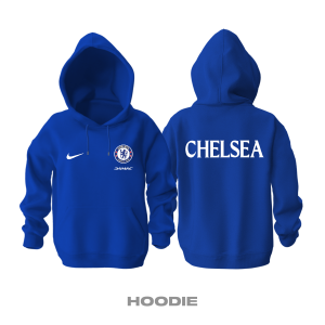 Chelsea: Club Culture Series - Blue Edition Kapüşonlu Hoodie