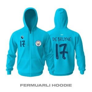 Manchester City: Home 2024/2025 Fermuarlı Kapüşonlu Hoodie