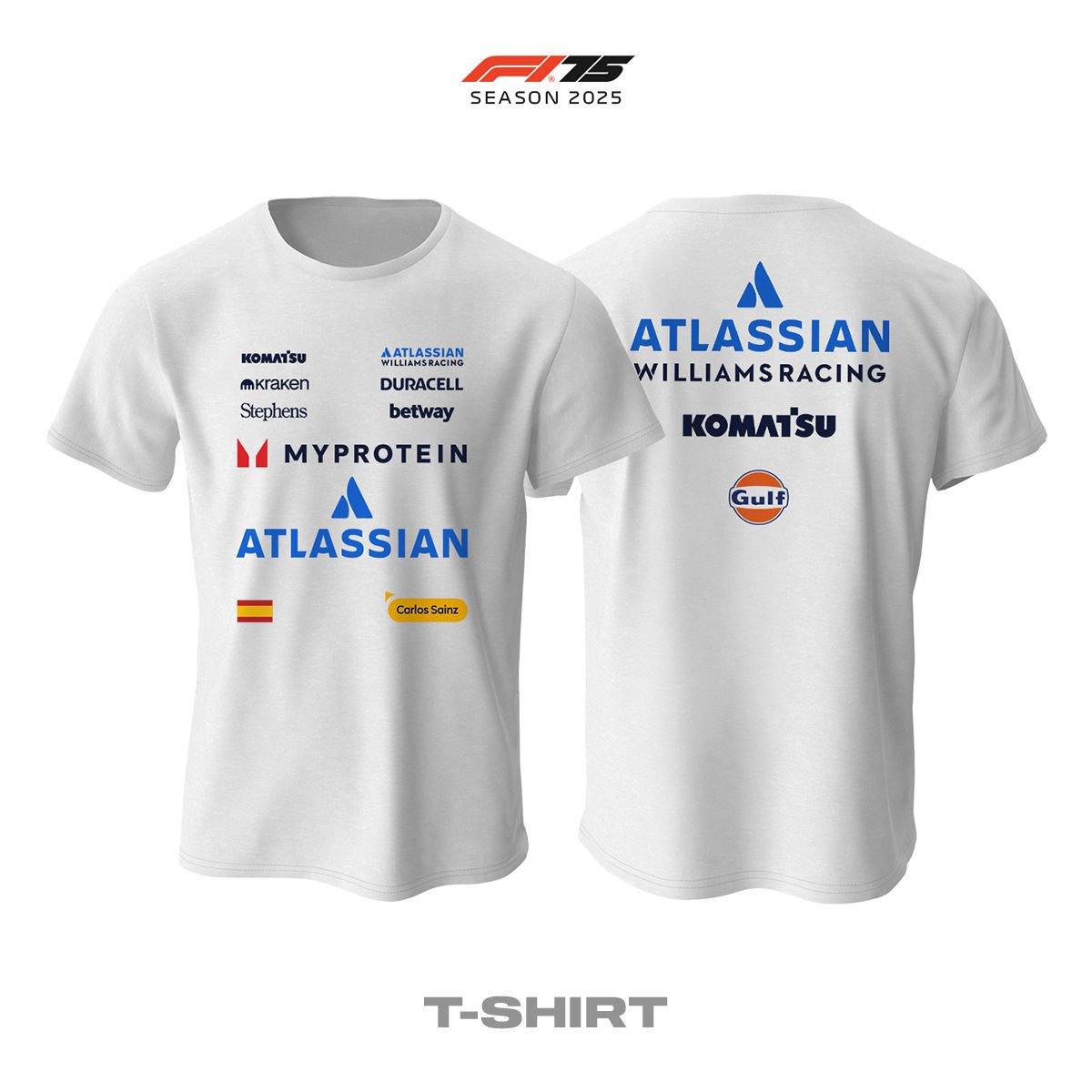 Williams F1 Team: FW47 White Edition 2025 Tişört