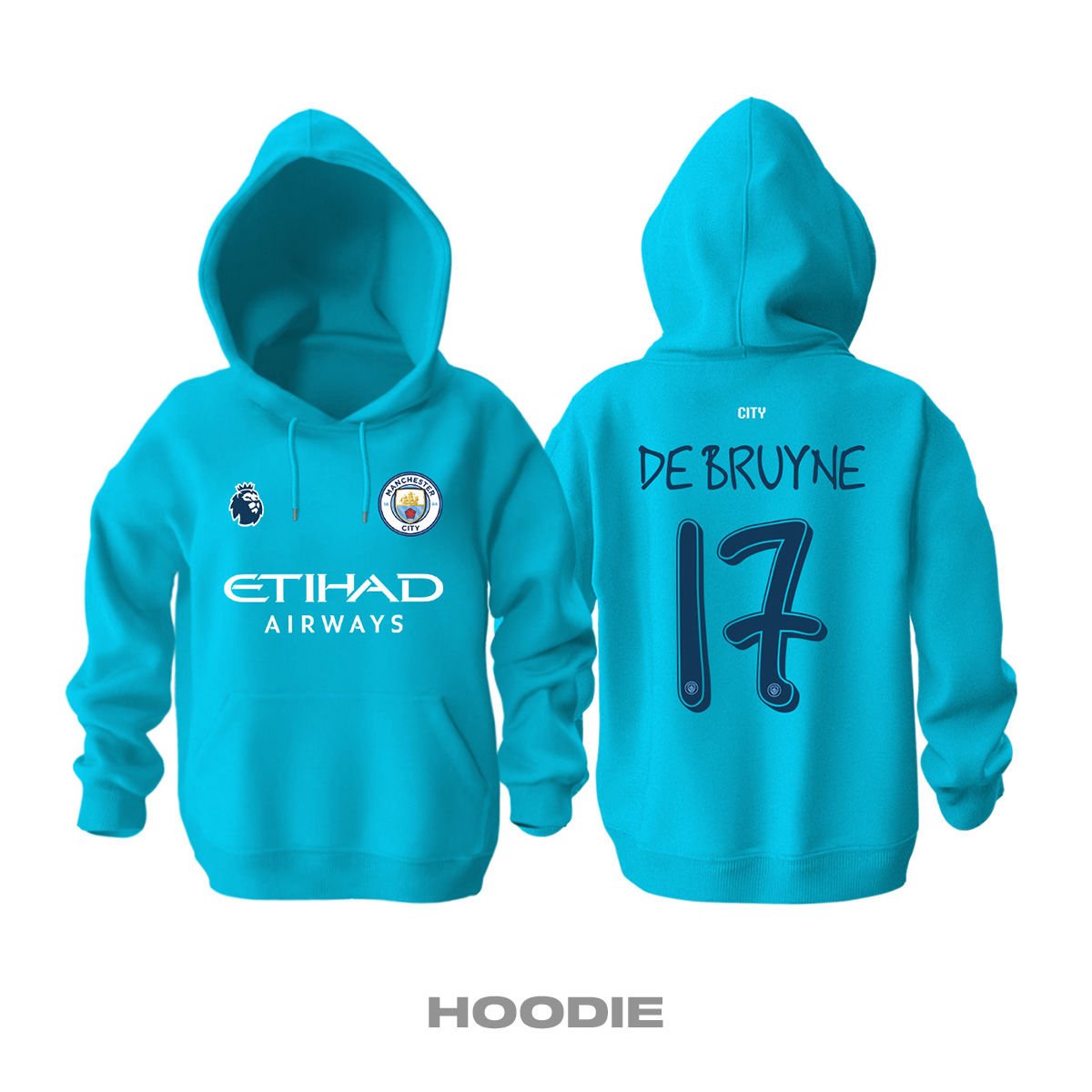 Manchester City: Home 2024/2025 Kapüşonlu Hoodie