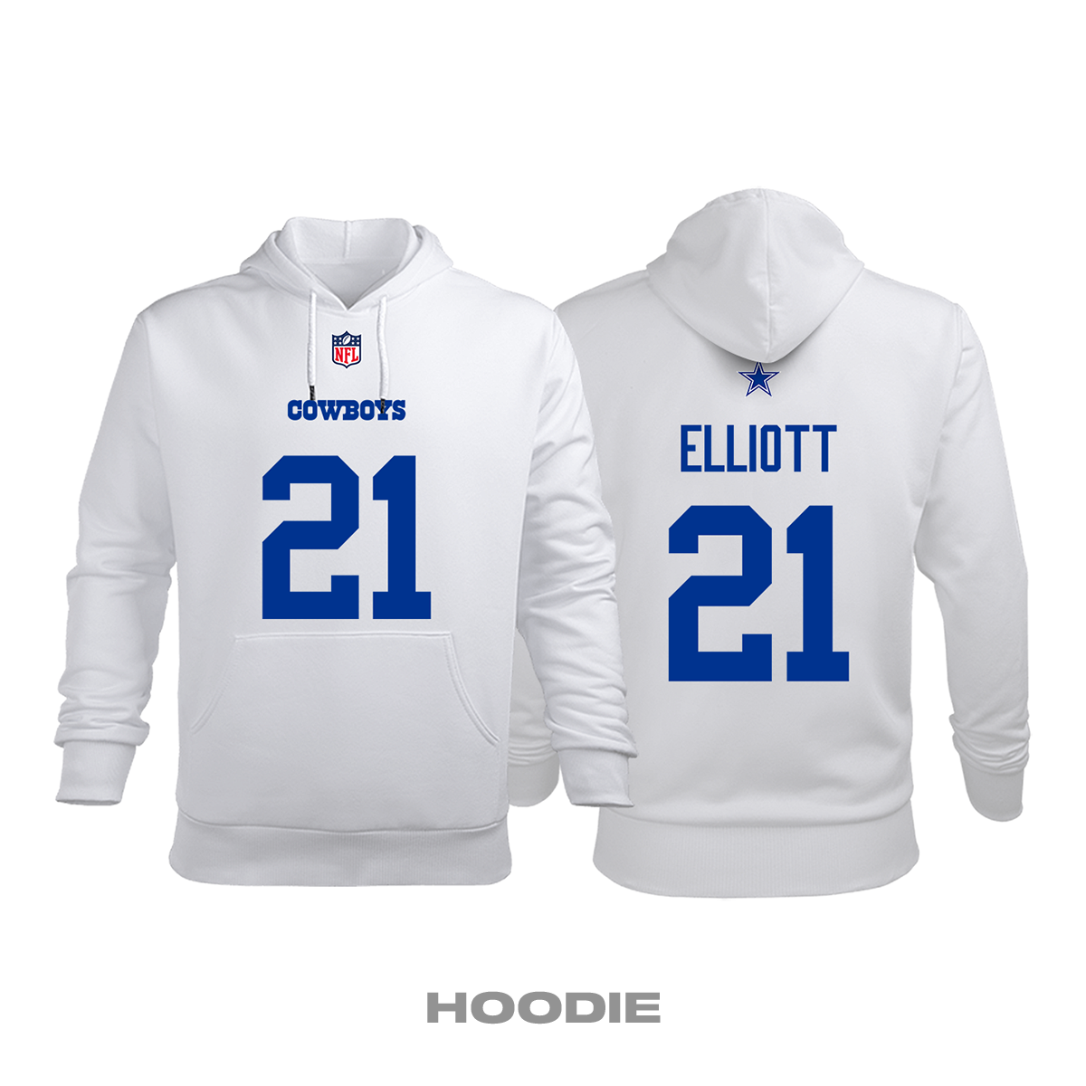Dallas Cowboys: Road Edition 2020/2021 Kapüşonlu Hoodie XL