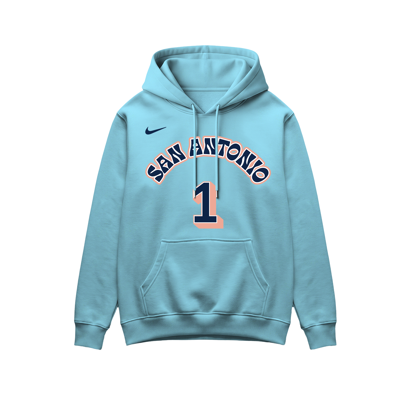 San Antonio Spurs: City Edition 2K25 Kapüşonlu Hoodie