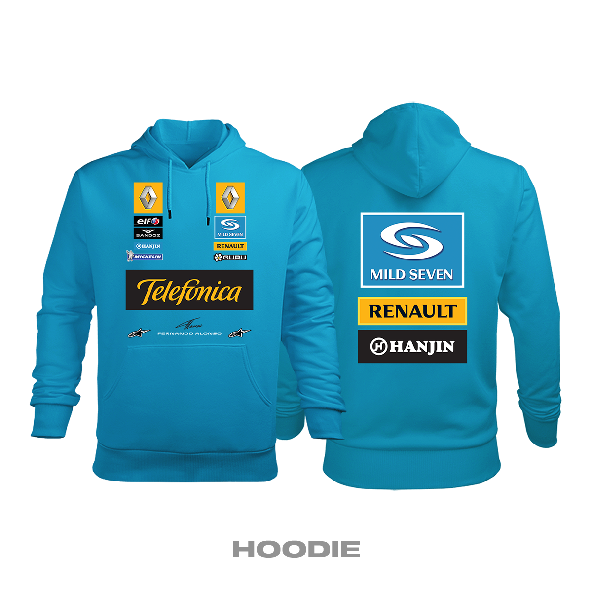 Renault F1 Team: Veteran Edition Kapüşonlu Hoodie L
