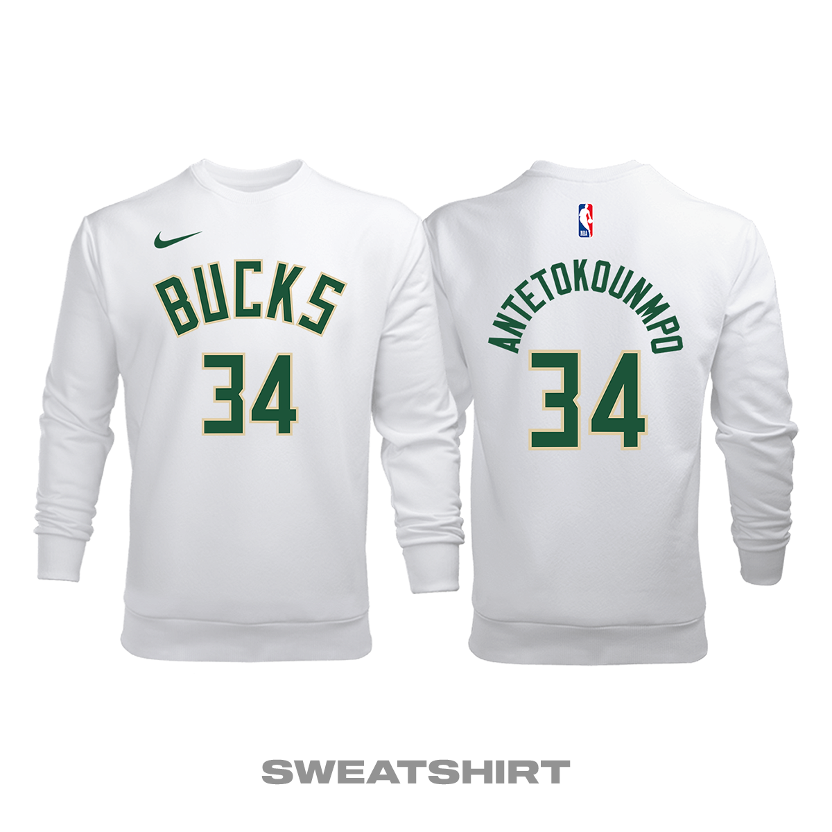 Milwaukee Bucks: Association Edition 2017/2018 Sweatshirt XS