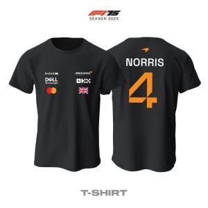 McLaren F1 Team: MCL39 Black Crew Edition 2025 Tişört