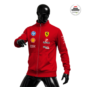 Scuderia Ferrari: SF-26 Merch Edition - Red 2026 Fermuarlı Ceket