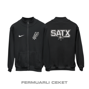 San Antonio Spurs: Statement Edition 2K23 Fermuarlı Ceket