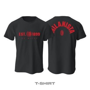 ACMilan: MILANISTA 2025 - Black Edition Tişört