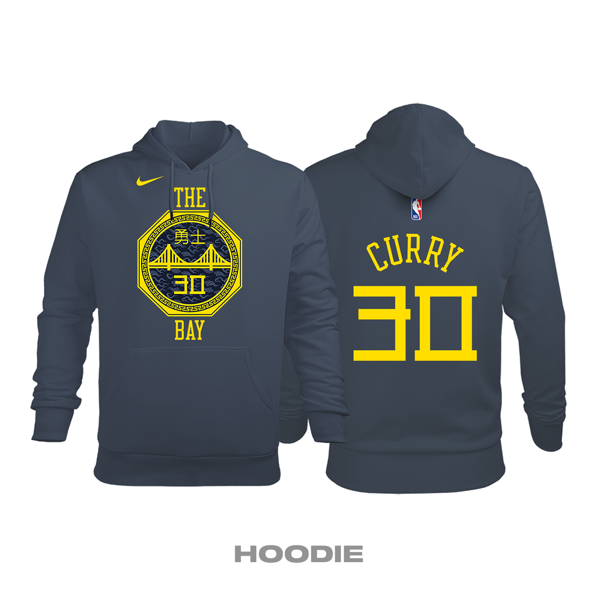 Golden State Warriors: City Edition 2018/2019 Kapüşonlu Hoodie S