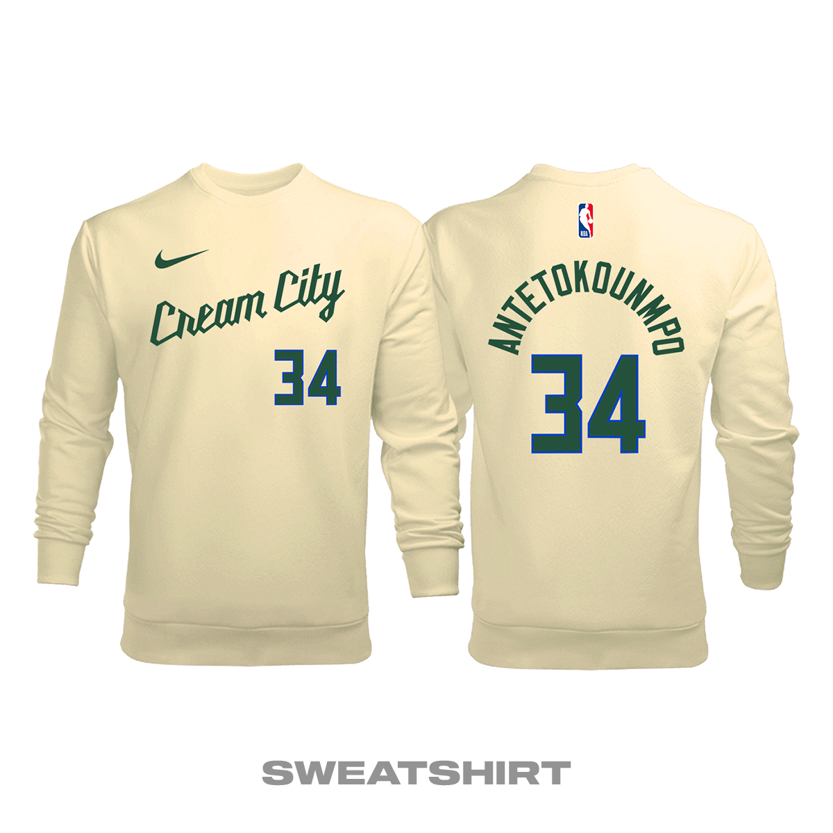 Milwaukee Bucks: City Edition 2019/2020 Sweatshirt XS