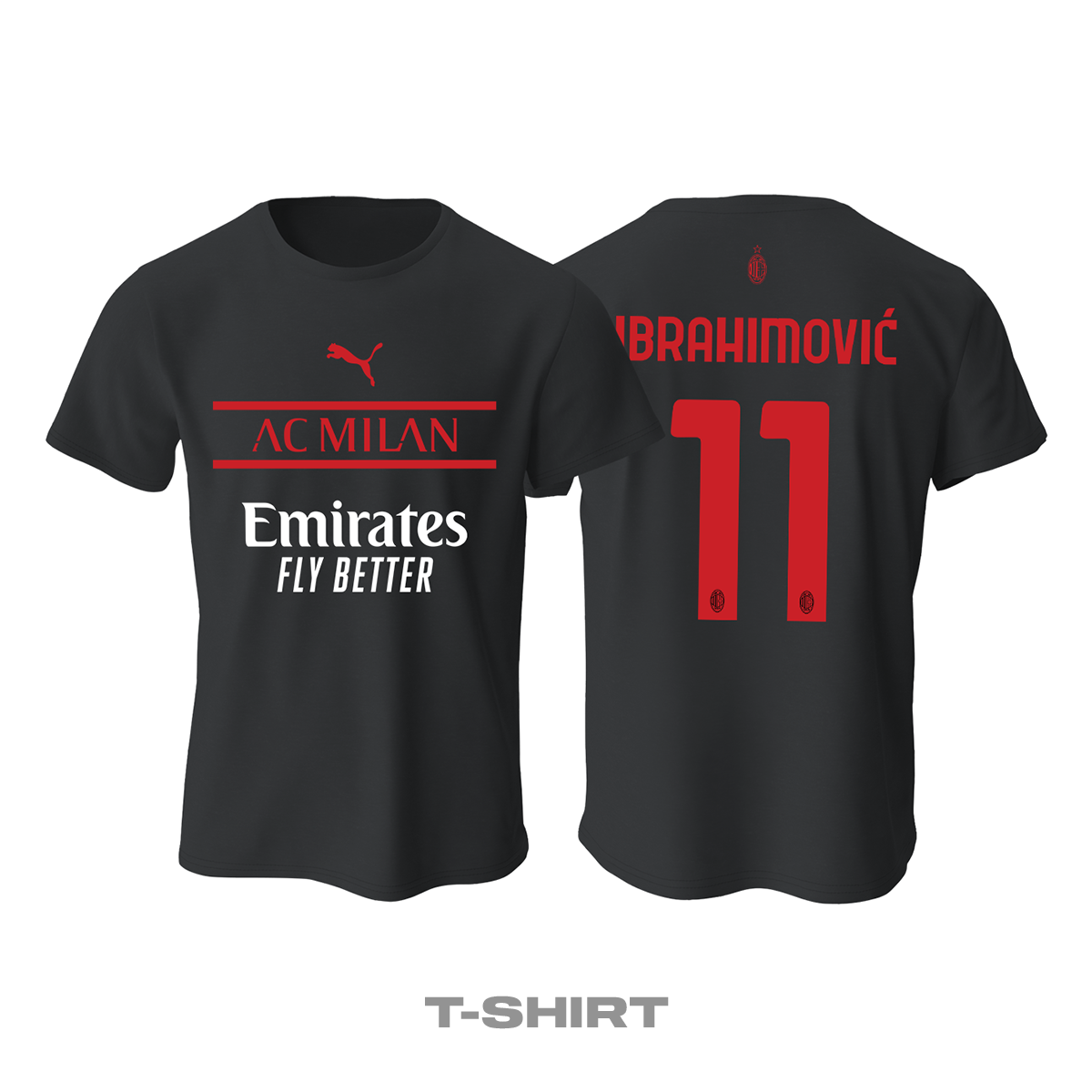 ACMilan: MILANISTA 2025 - Black Edition Tişört M