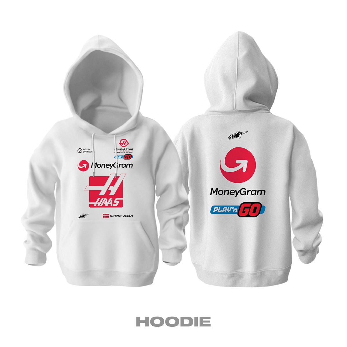 Haas F1 Team: VF-24 Edition Kapüşonlu Hoodie