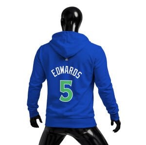 Minnesota Timberwolves: Icon Edition (Rebranded) 2K26 Fermuarlı Kapüşonlu Hoodie