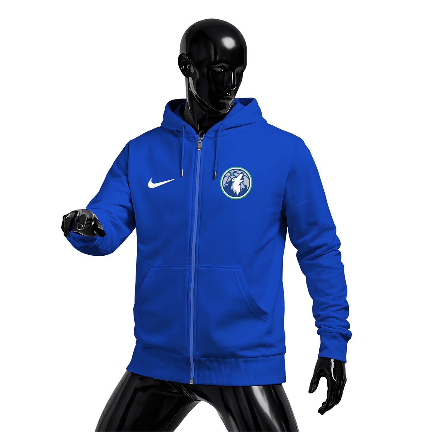 Minnesota Timberwolves: Icon Edition (Rebranded) 2K26 Fermuarlı Kapüşonlu Hoodie